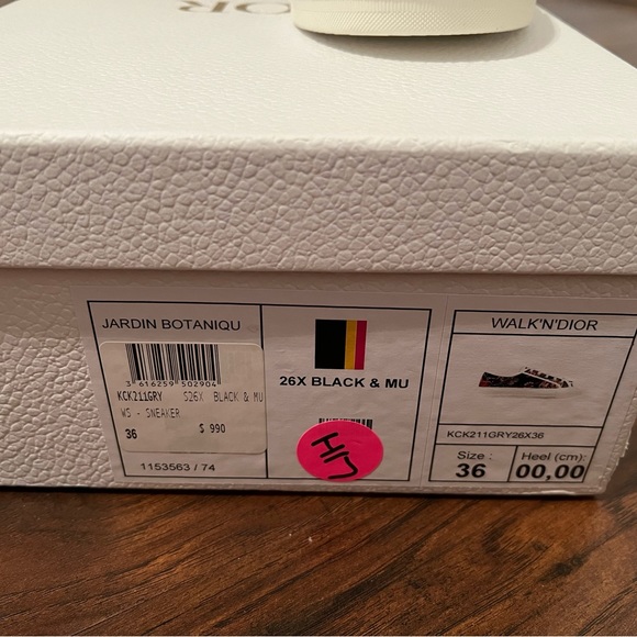 Sold-Dior walk’N’Dior sneaker multicolor embroidery - Picture 9 of 9